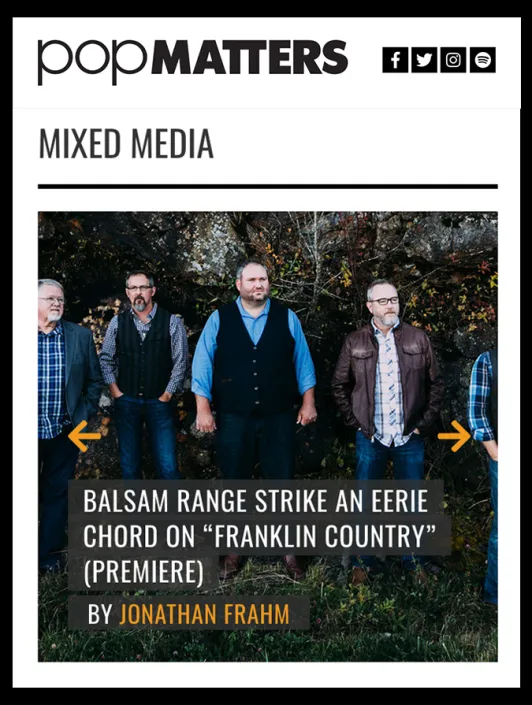 PopMatters, Balsam Range, bluegrass, Mountain Home Music Company, Syntax Creative - -image
