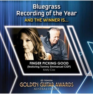 Kristy Cox, Golden Guitar Awards, bluegrass, Mountain Fever Records, Syntax Creative - image